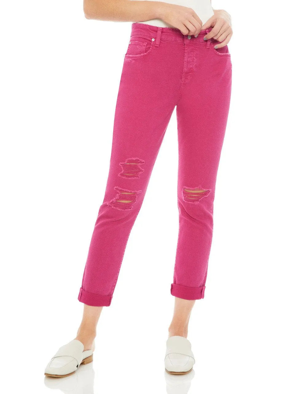 destroyed color hr smith crop rolled - JOE´S JEANS