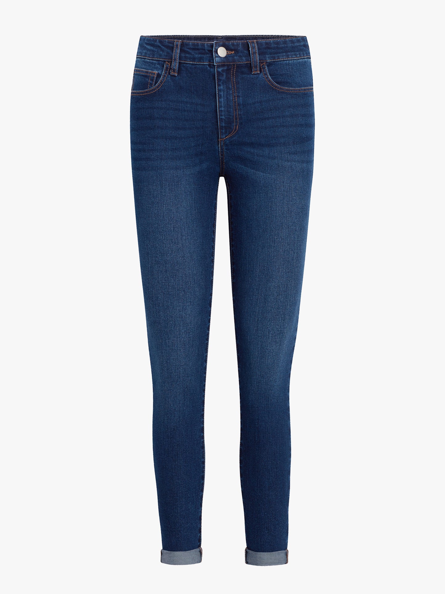 LARA MID RISE STRAIGHT ANKLE W/ CUFF