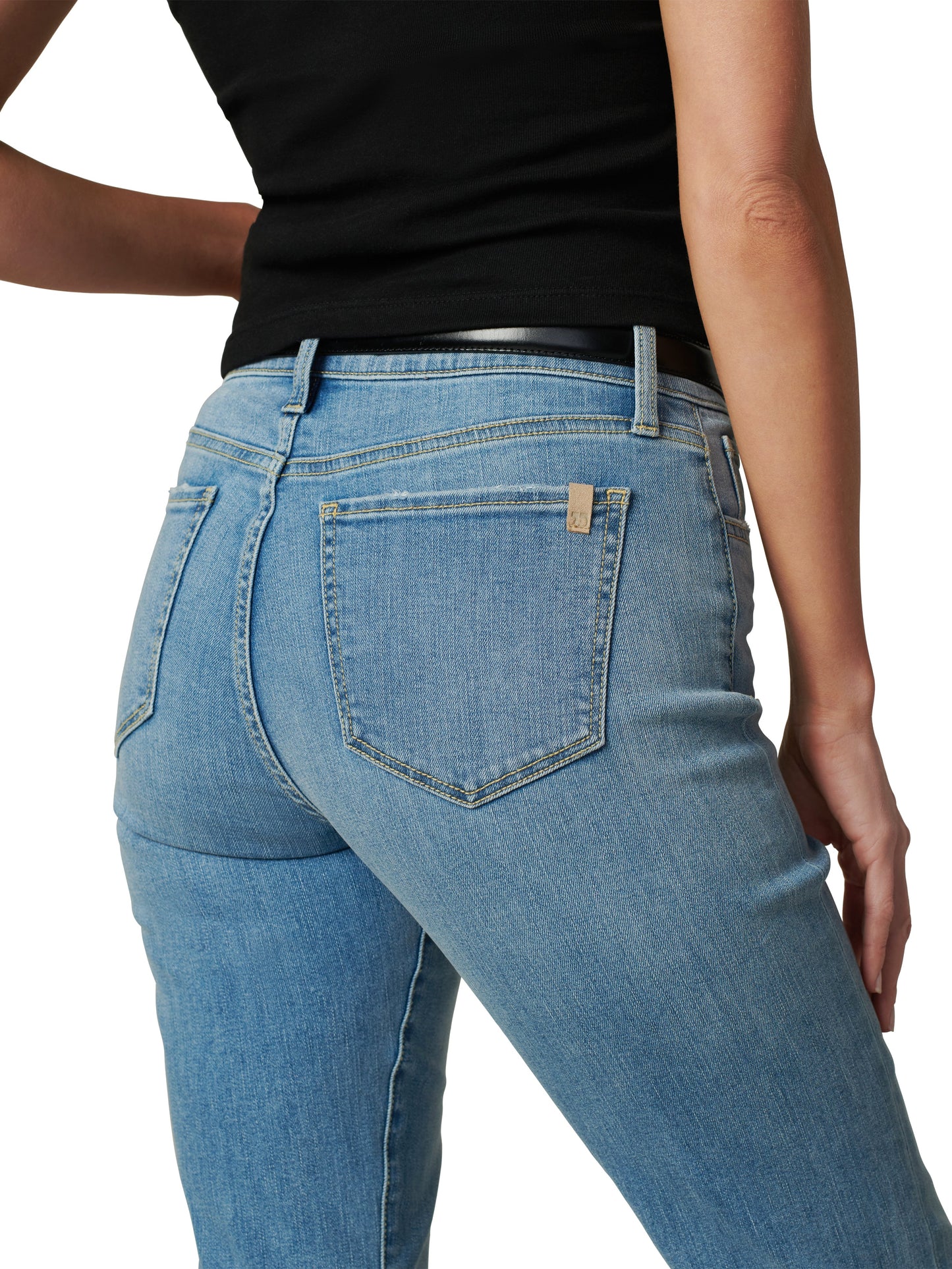 THE CALLIE CROPPED BOOTCUT W RAZOR HEM