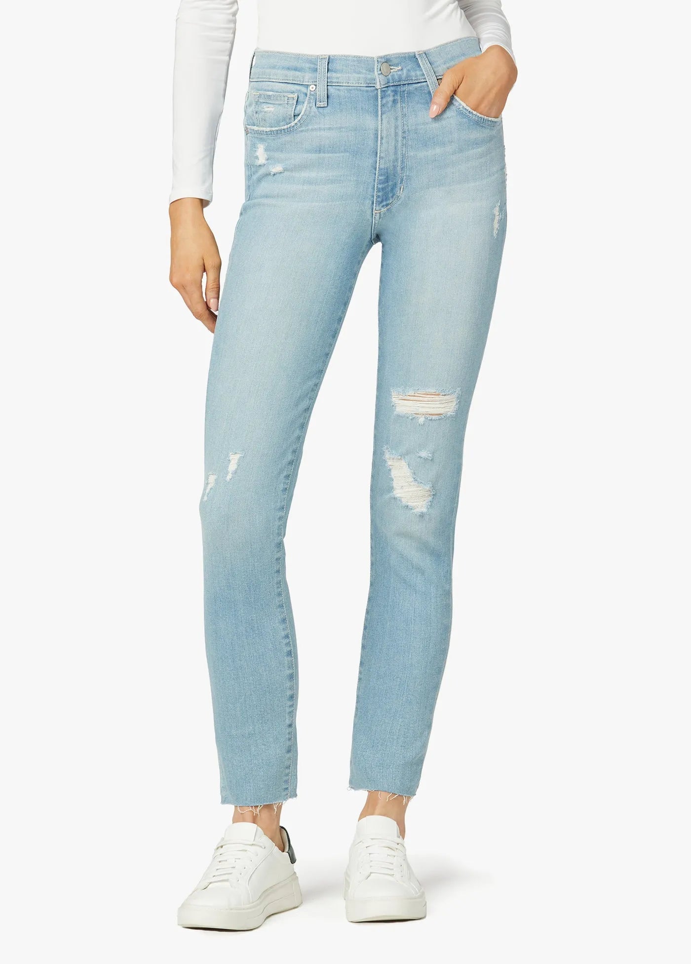 LARA MID RISE STRAIGHT ANKLE W/ CUT - JOE´S JEANS