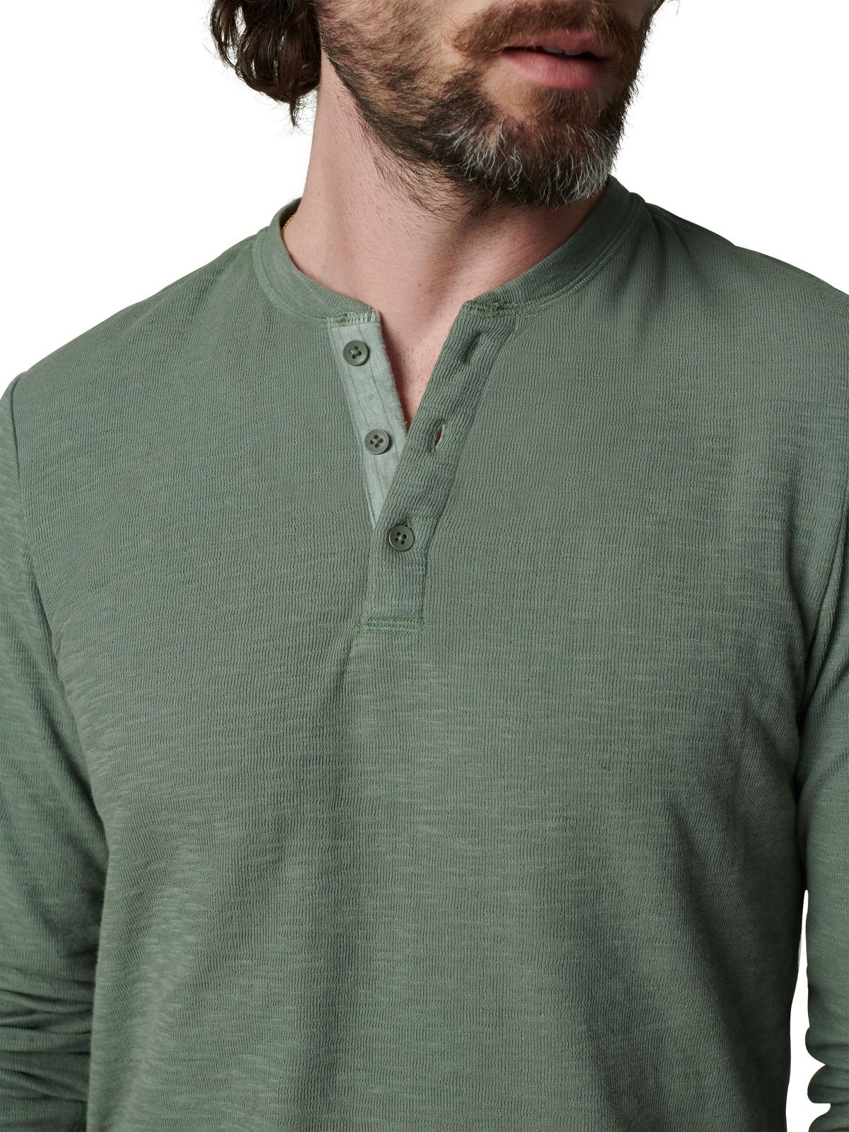 DWIGHT DOUBLE-FACE HENLEY