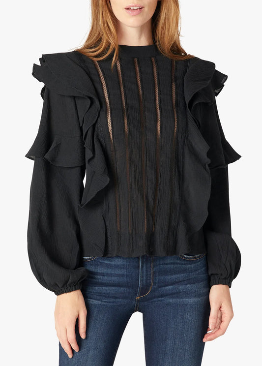 BREE FRILL & LACE PEASANT L/S SHIRT - JOE´S JEANS