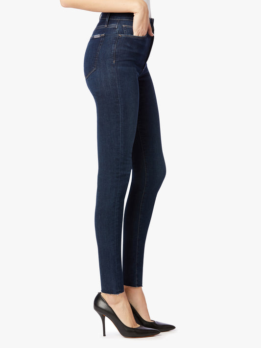 HIGH RISE SKINNY ANKLE W/ CUT