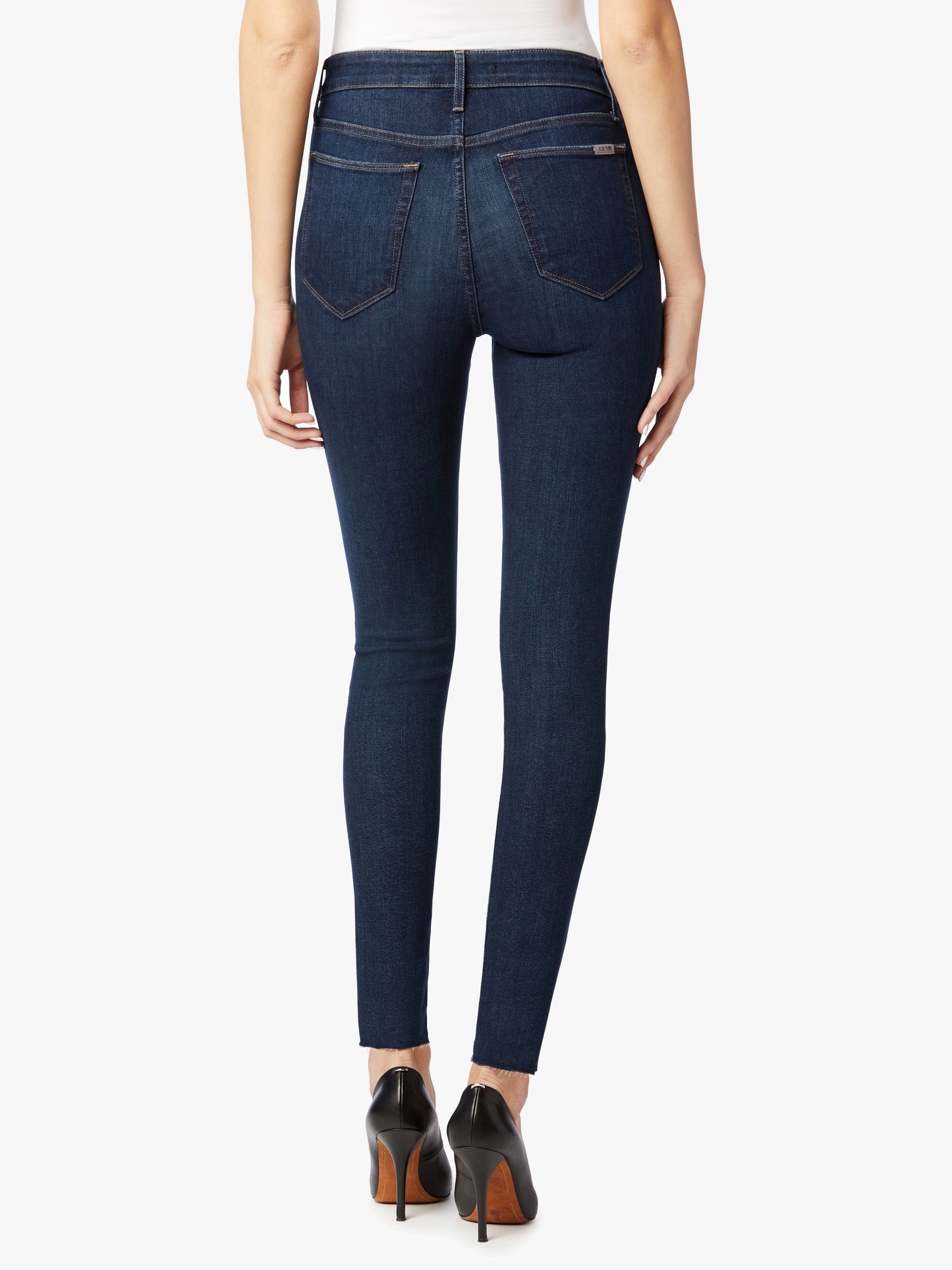 HIGH RISE SKINNY ANKLE W/ CUT