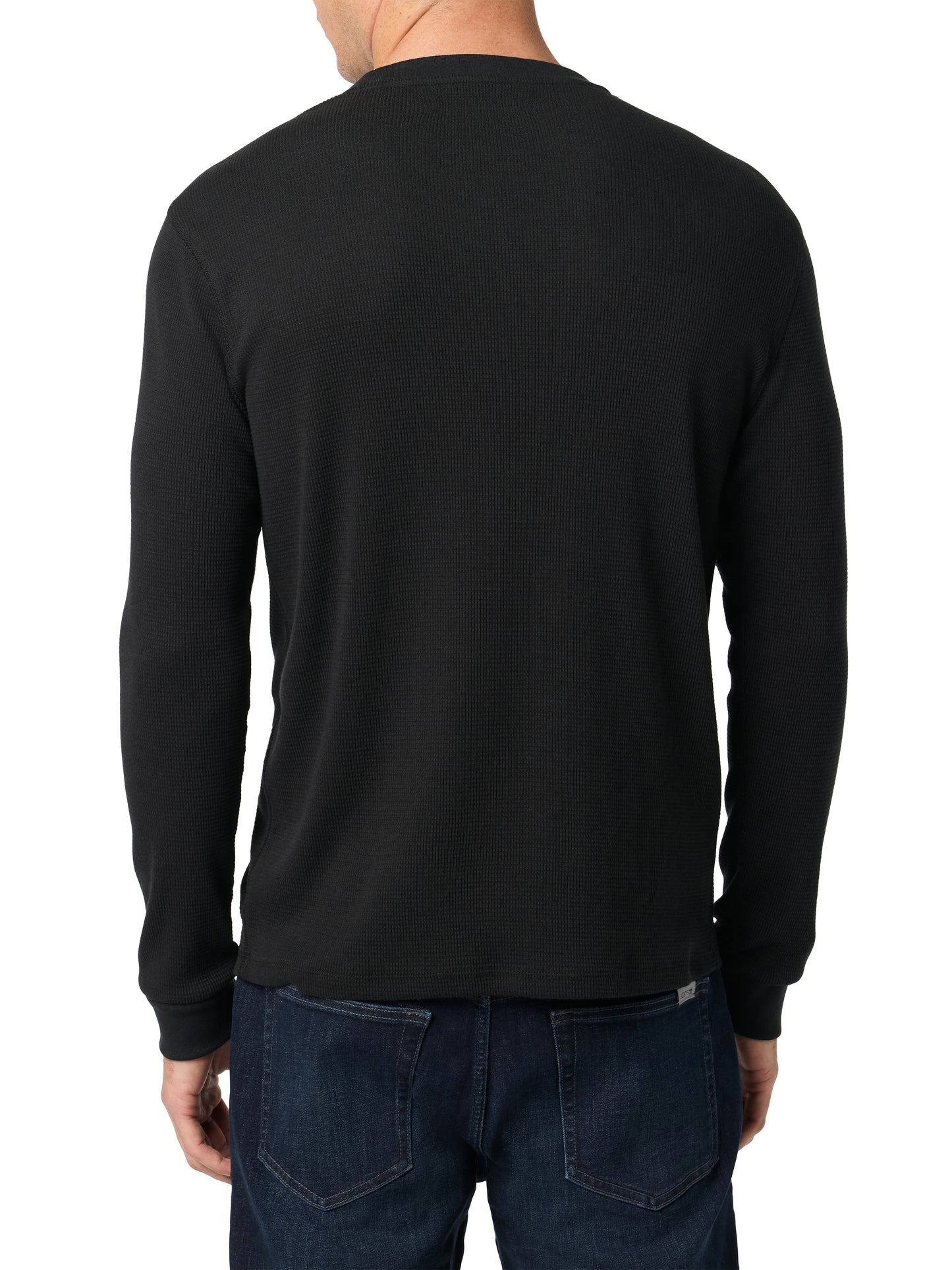 L/S WAFFLE CREWNECK