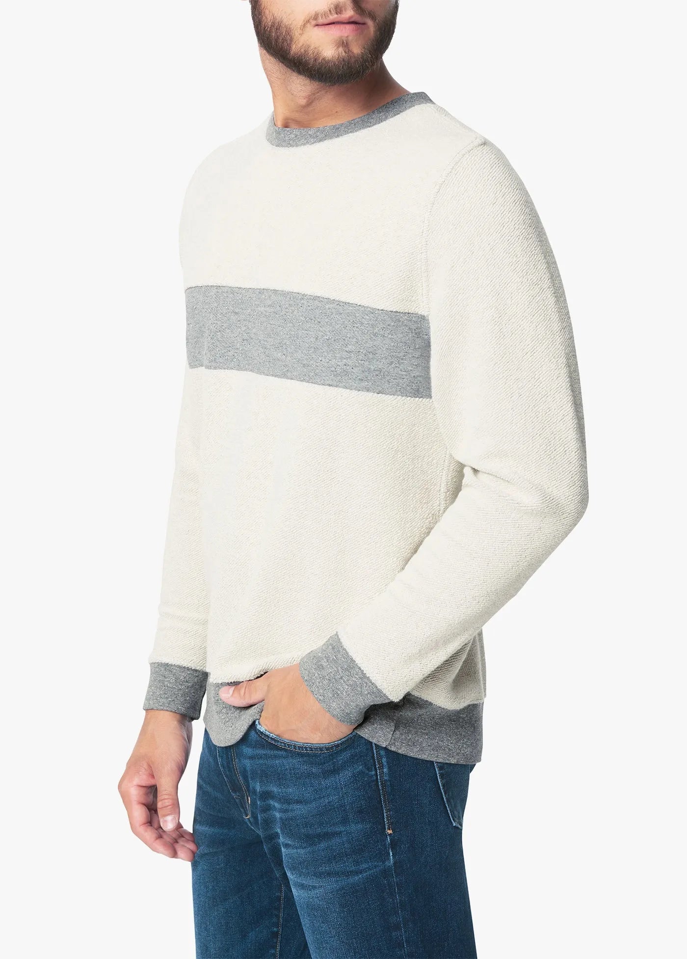 INSIDE OUT HEATHER CREW NECK SWEATER - JOE´S JEANS