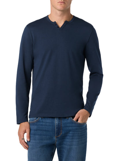 L/S HENLEY TEE