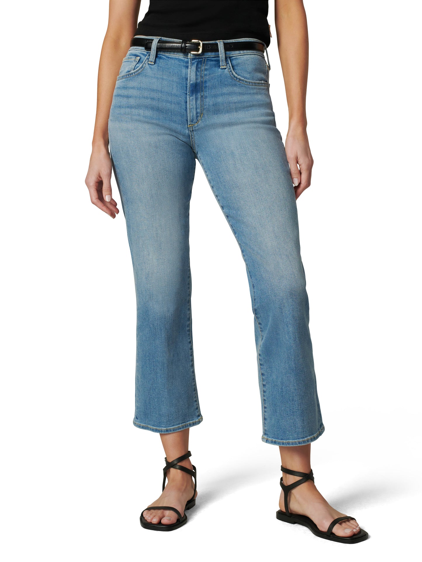 THE CALLIE CROPPED BOOTCUT W RAZOR HEM