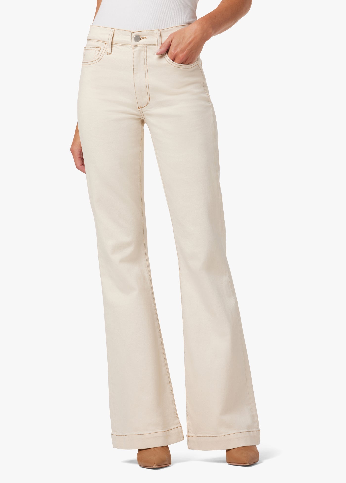 HIGH RISE FLARE + TROUSER HEM