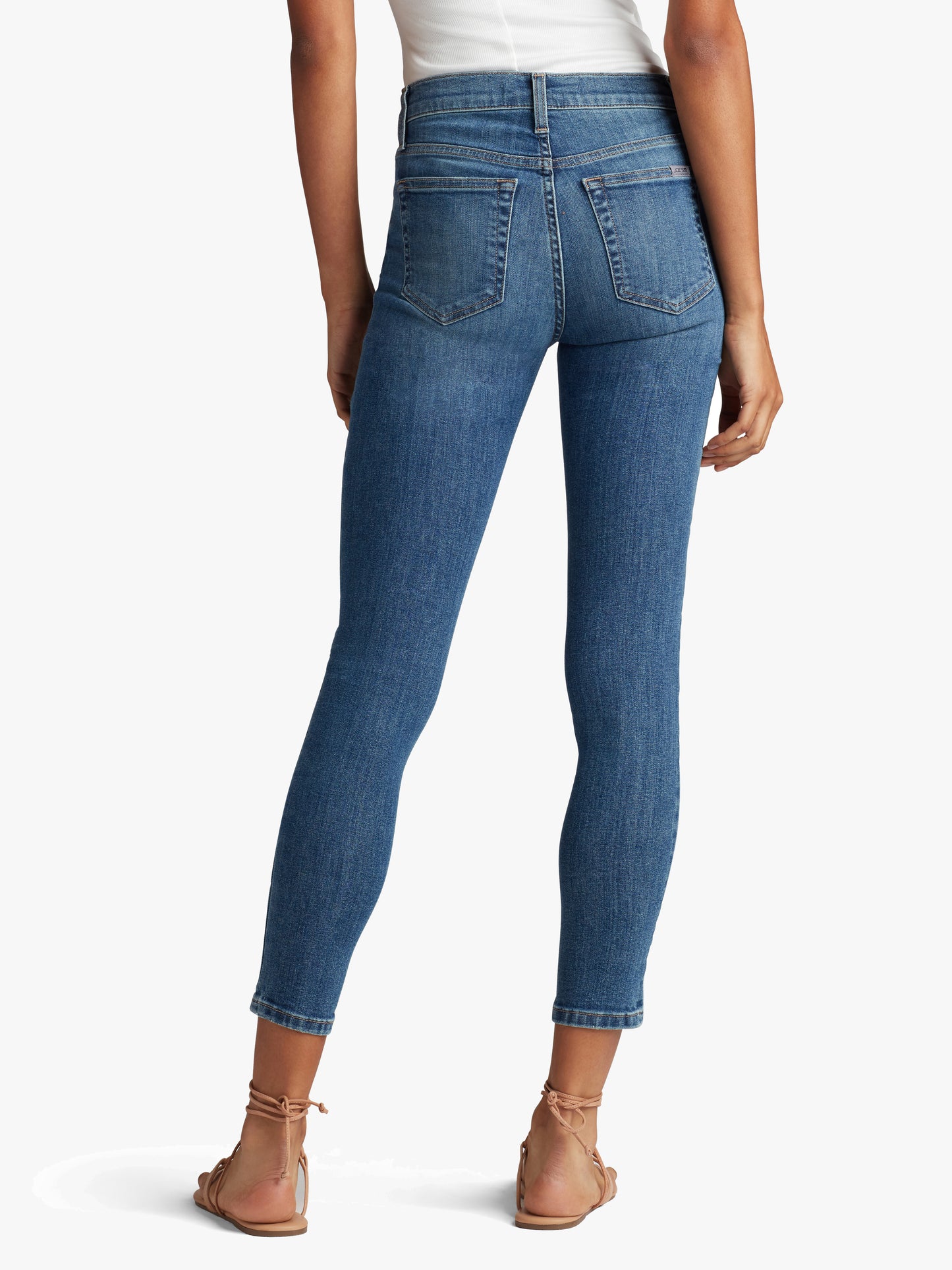 HIGH RISE SKINNY ANKLE W/ EXP BTTNS