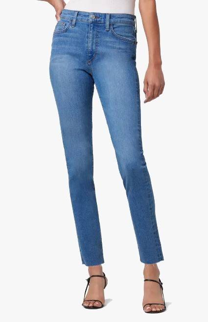 HIGH RISE SKINNY ANKLE W/ CUT HEM