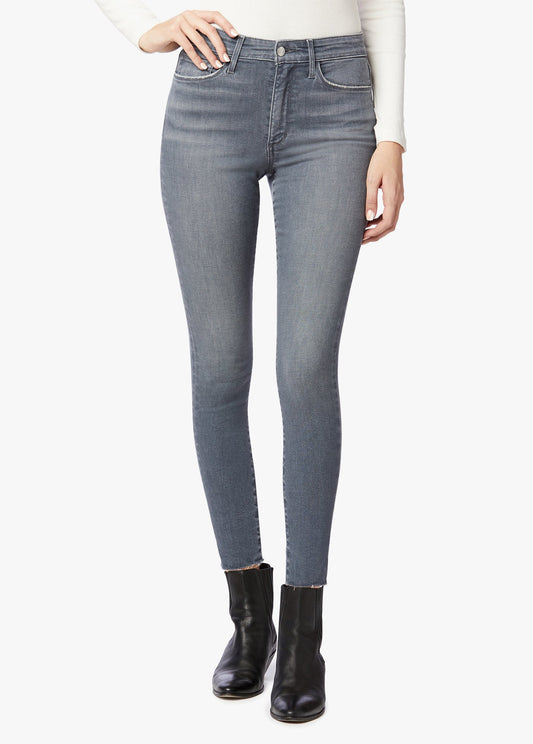 MID RISE SKINNY ANKLE W/ CUT