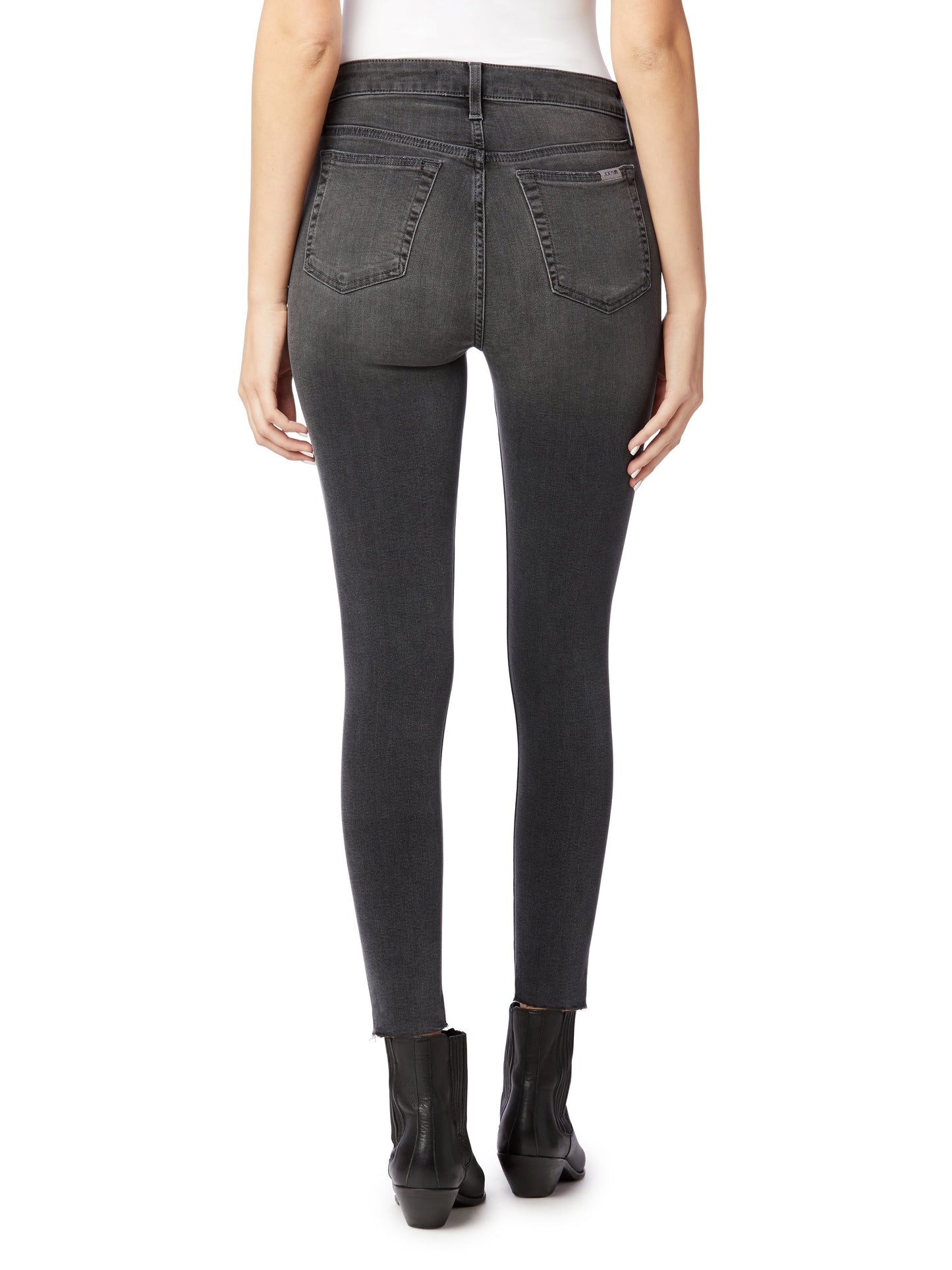 HIGH RISE CURVY SKINNY ANKLE W/ CUT