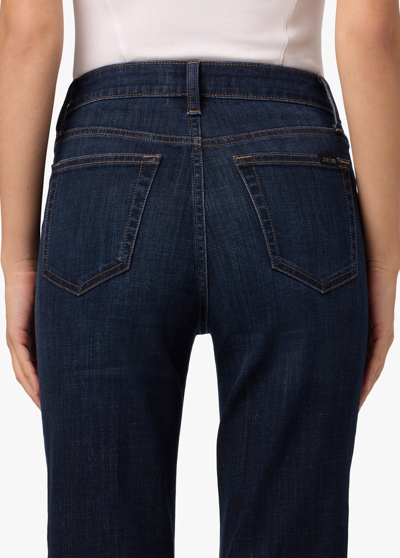 HIGH RISE CROP BOOT + CUT HEM