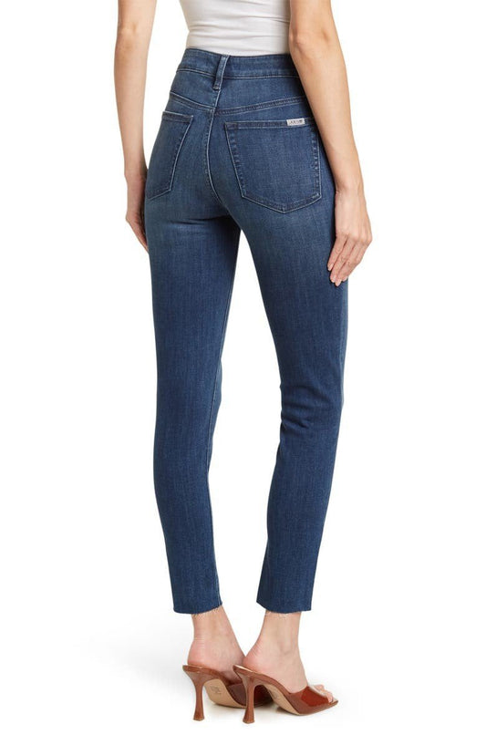 HIGH RISE SKINNY ANKLE W/ CUT