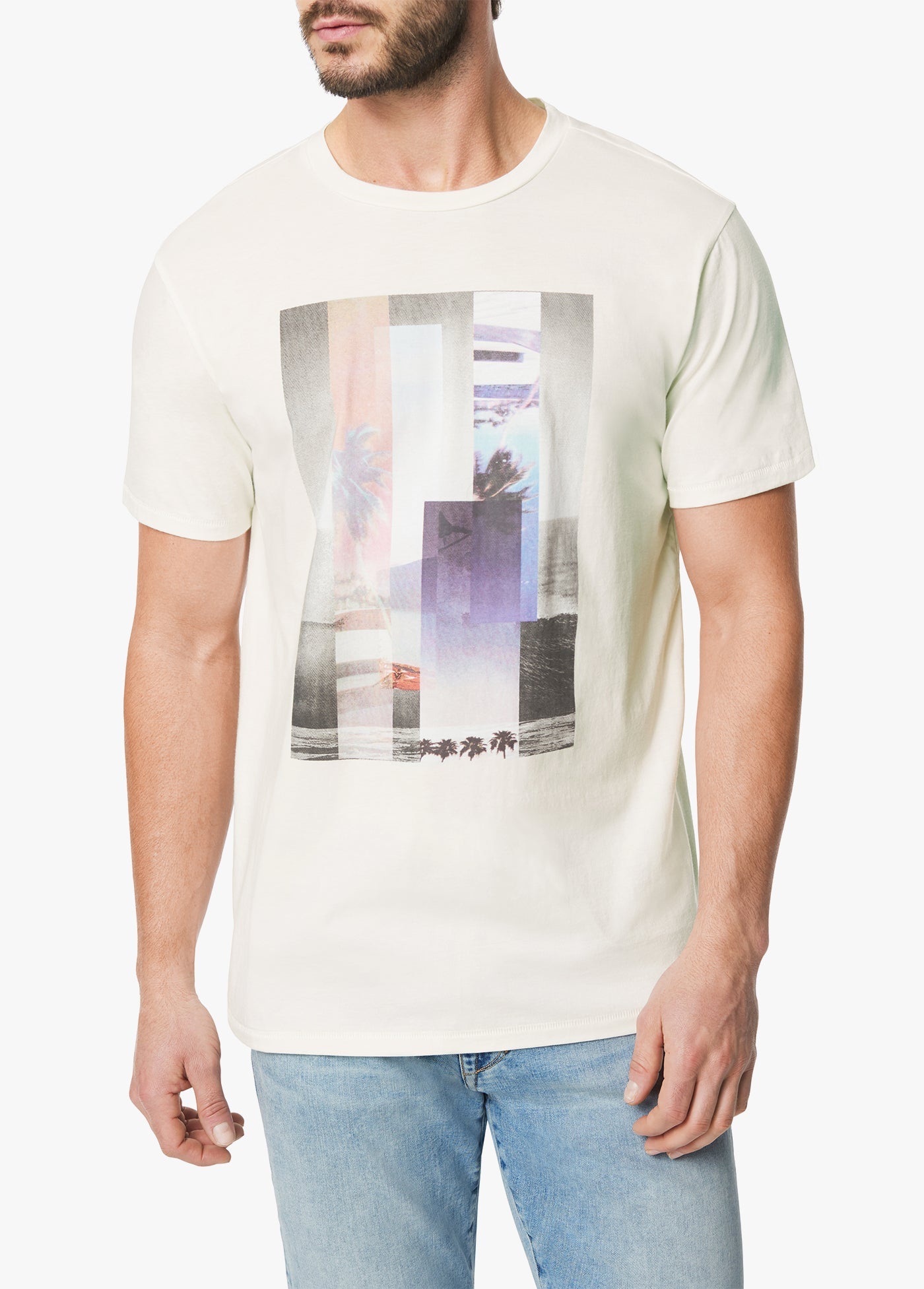 MIXED PHOTO S/S CREW NECK T-SHIRT