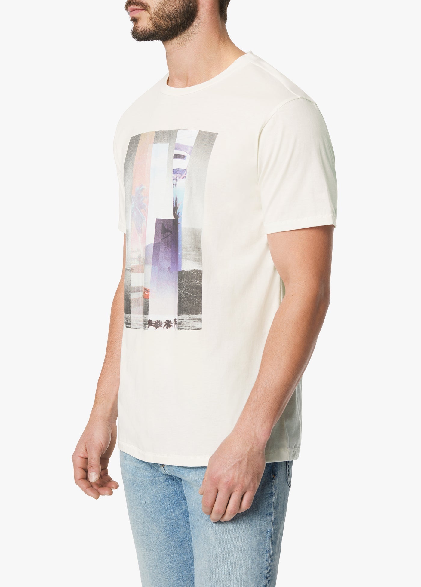 MIXED PHOTO S/S CREW NECK T-SHIRT