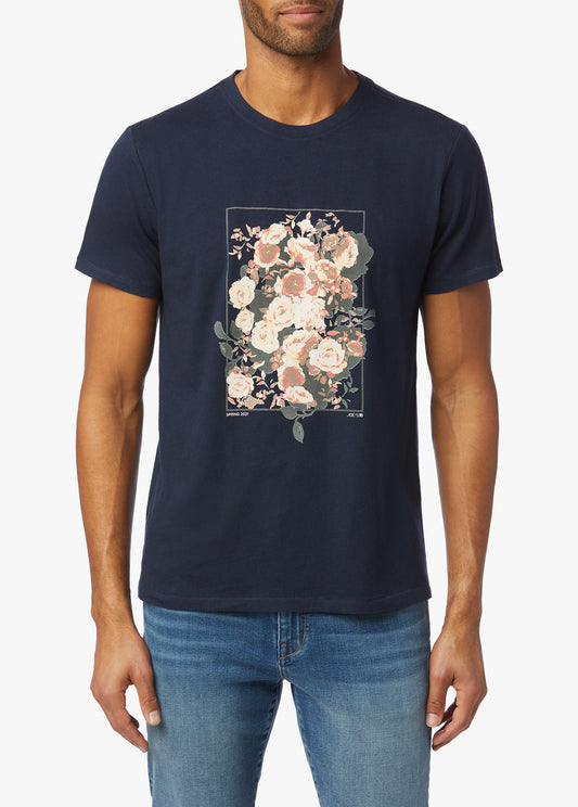 MEN'S T-SHIRT WITH FLOWER - JOE´S JEANS