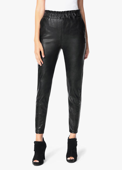 THE FAUX LEATHER PAPERBAG PANT