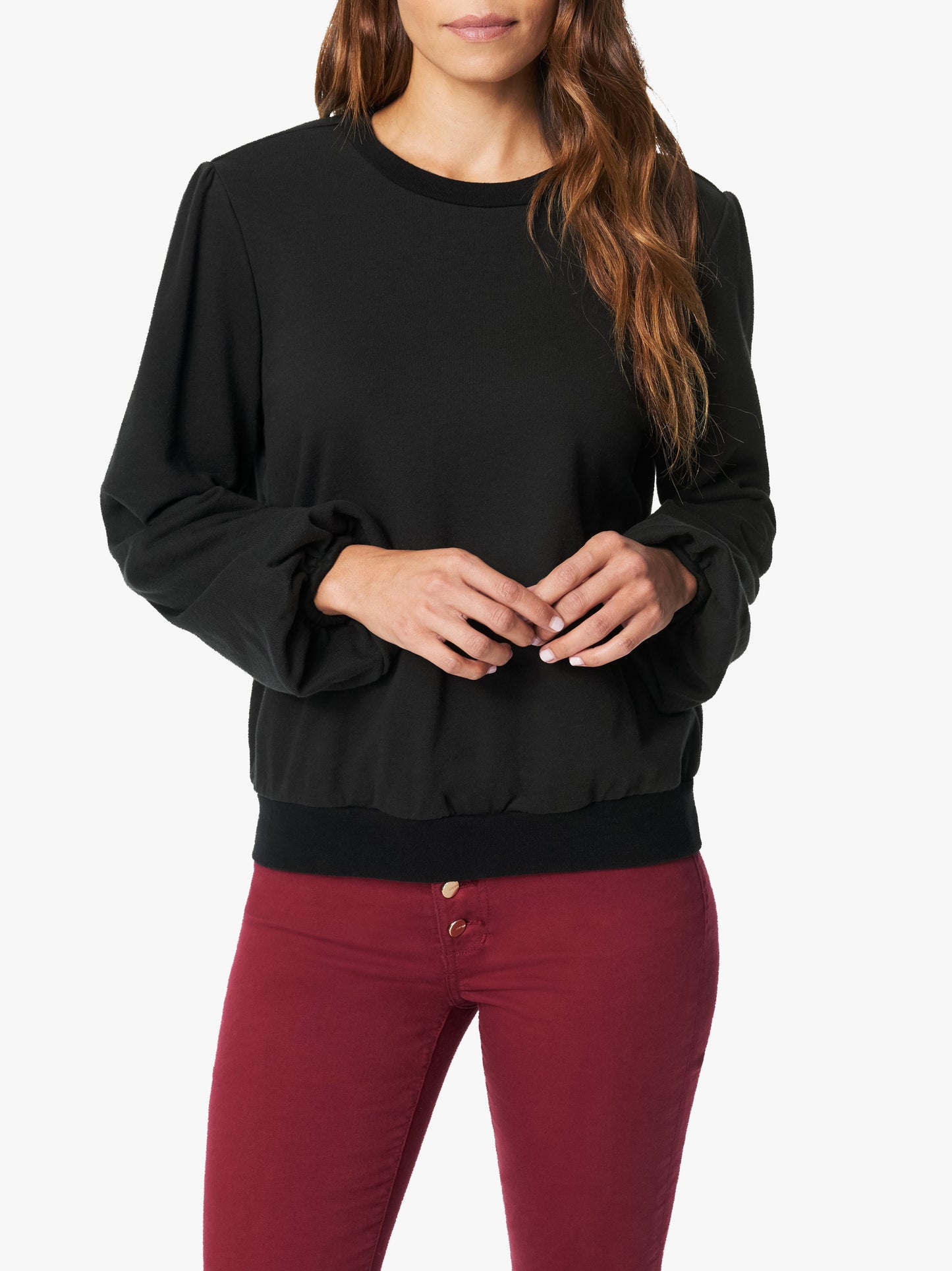 THE LONG BOUFFANT SLEEVE SWEATSHIRT