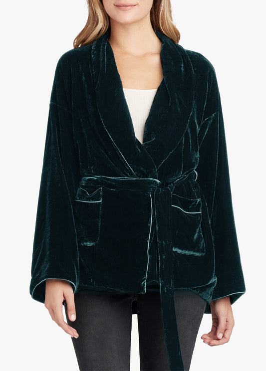 TALON LOUNGE JACKET - VELVET