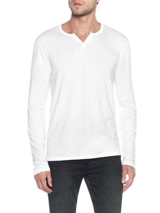 wintz henley luxe solid jersey