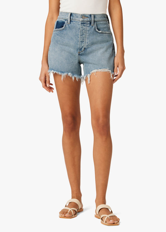 THE ALEX HIGH RISE SHORT W FRAY HEM