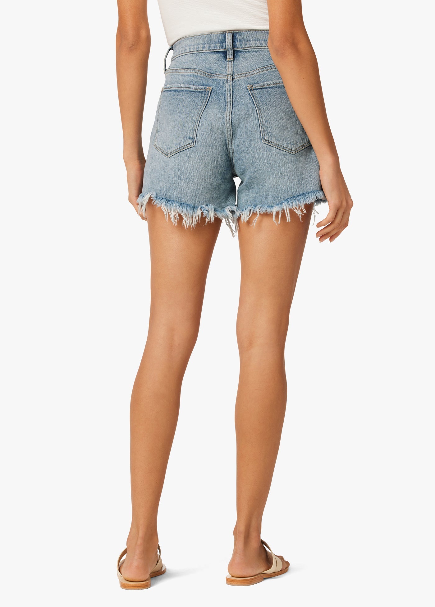 THE ALEX HIGH RISE SHORT W FRAY HEM