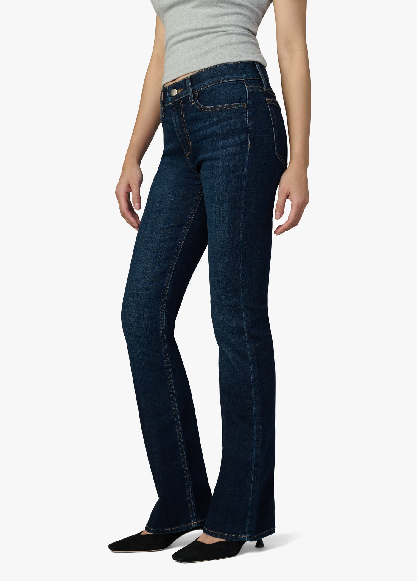 MID RISE PETITE BOOTCUT