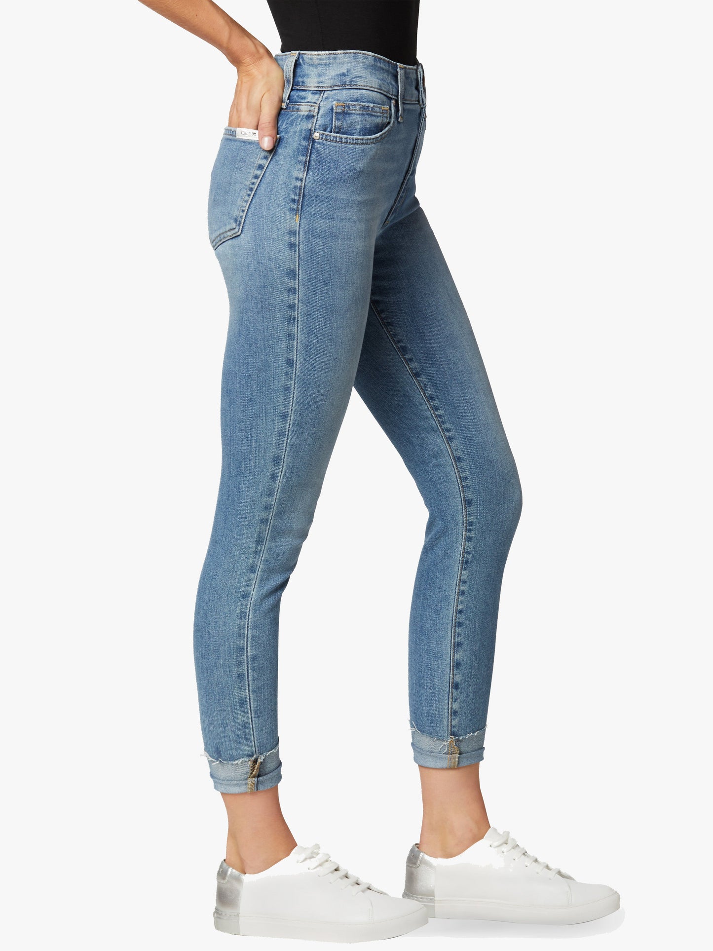 HIGH RISE SKINNY ANKLE W/ CUT H