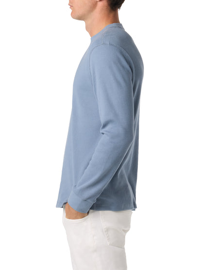 L/S WAFFLE CREWNECK