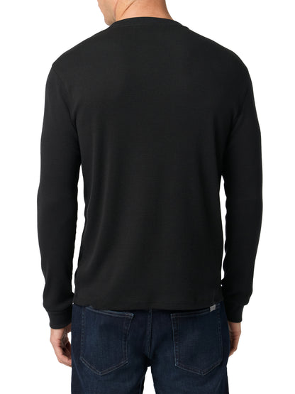 L/S WAFFLE CREWNECK