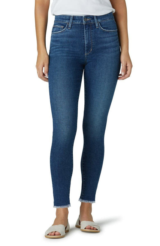 MID RISE SKINNY ANKLE W/ FRAY